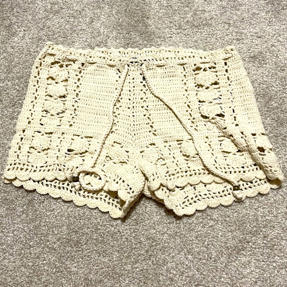 Crochet shorts